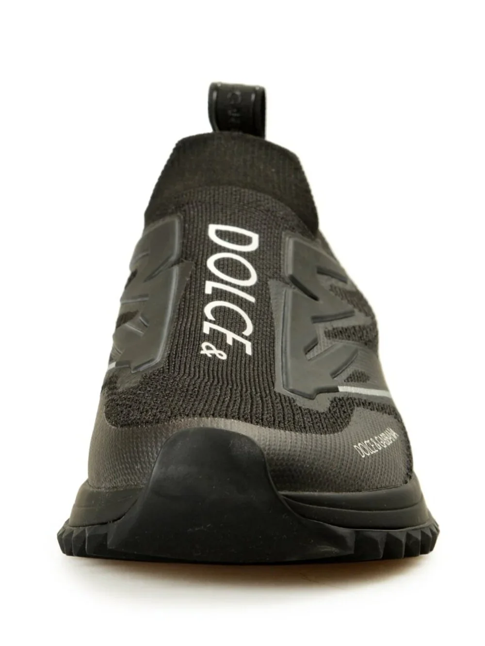 Dolce & Gabbana Men's Black Slip On Athletic Sneakers Shoes US 11 IT 44